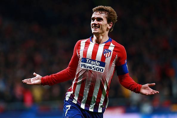 Griezmann in action for Atletico Madrid